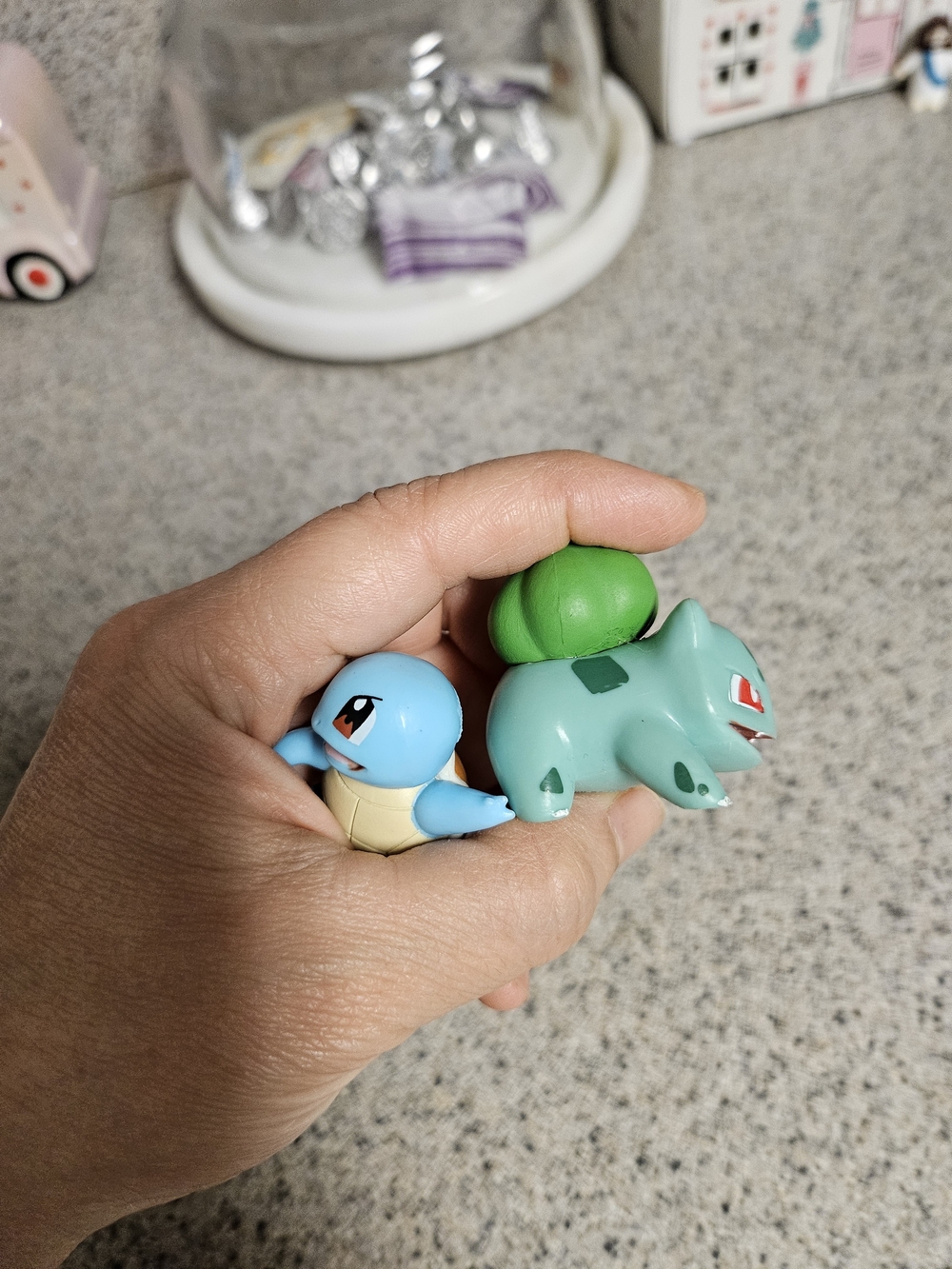 Pokemon Squirtle & Bulbasaur Figure Set - Blue & Green - Picture 5 of 10